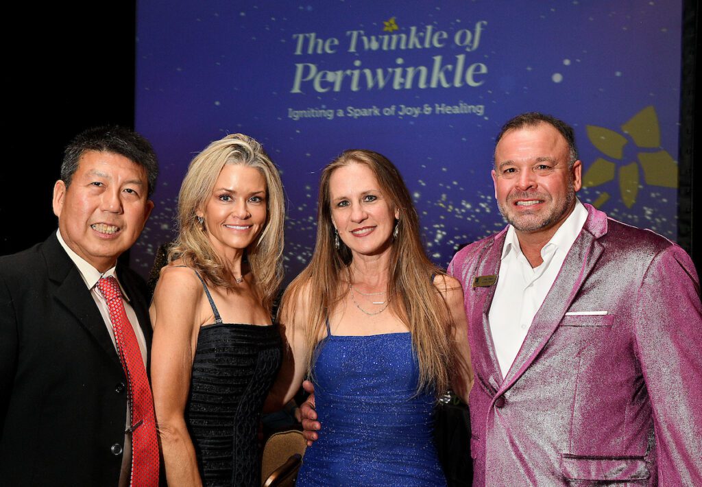 Jeff & Jennifer Wang, Brenda &n Doug Suggitt at The Periwinkle Foundation gala. (Photo by Dave Rossman)