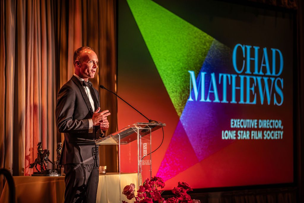 In our new PaperCity series "Fort Worth's Finest," our first recognition goes to Chad Mathews, Executive Director of the Lone Star Film Society. (Photo by Olaf Growald)