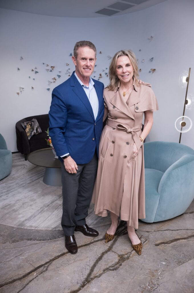 Eric Blumrosen, Joyce Goss, Phillips,  Regional Director, Texas, at the St. Regis Residences Houston event
  (Photo by Daniel Ortiz)