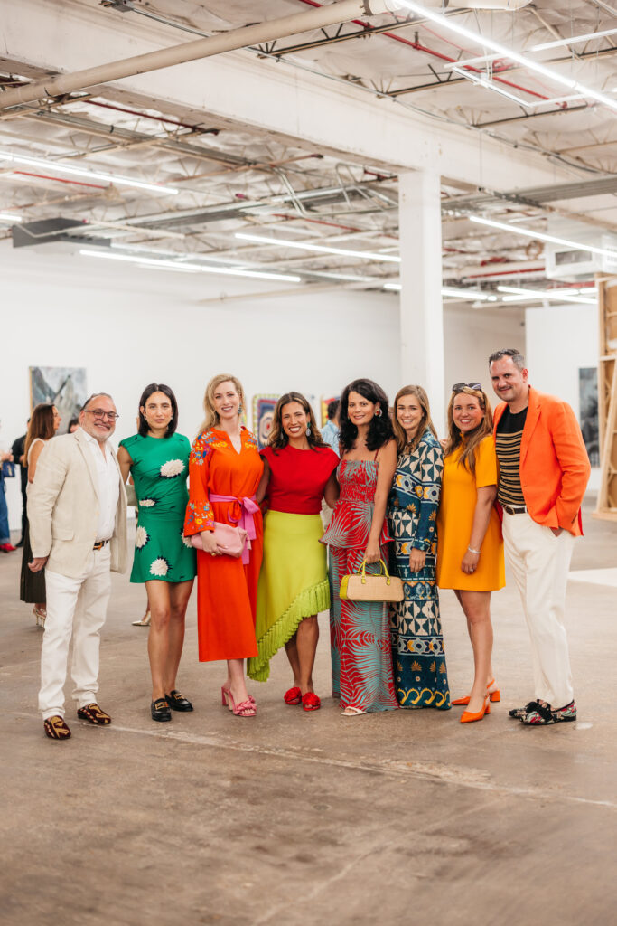 John Quattrocchi, Nadia Dabbakeh, Kaleta Blaffer Johnson, Catalina Gonzalez Jorba, Melissa Smrekar, Sally Pretorius Hodge, Caroline Harrison, Joseph DeMartino (Photo by Chase Hall)