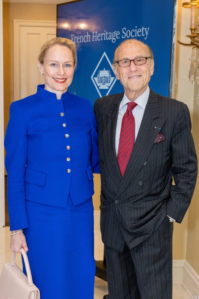 Alicia Warlick, Robert Sakowitz at the French Heritage Society Houston chapter's inaugural event (Photo by Jacob Power)
