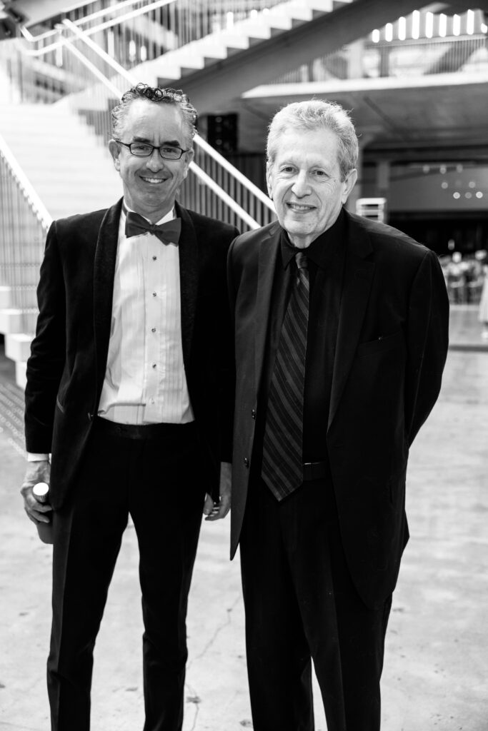 Dean Andrew Davis and Distinguished Alumnus Kenneth Radnofsky at the University of Houston Kathrine G. McGovern College of the Arts 2026 Arts in Motion Gala (Photo by Jenny Antill Clifton)