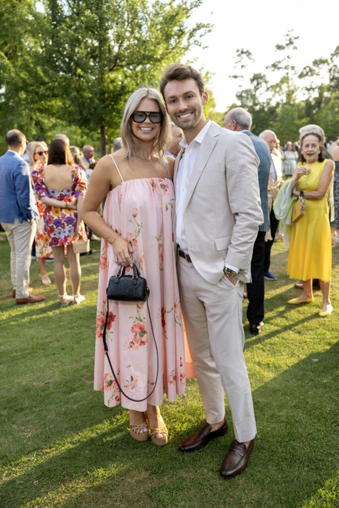 Allie & Hunter Durbin at Memorial Park Conservancy's The Park Ball held in the Clay Family Eastern Glades (Photo by Jenny Antill)