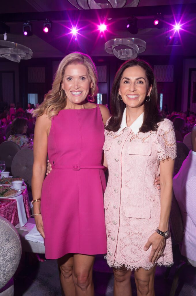 Amanda Boffone, Julie Chen at the Tickled Pink Luncheon (Photo by Daniel Ortiz)