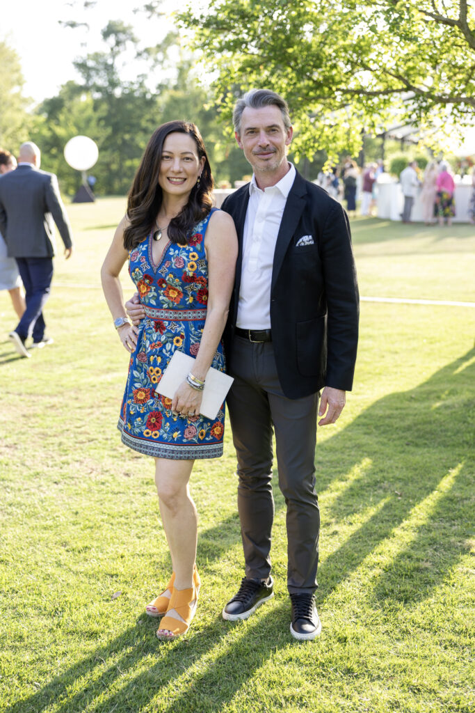 Amy & Christen Springs at Memorial Park Conservancy's The Park Ball held in the Clay Family Eastern Glades (Photo by Jenny Antill)