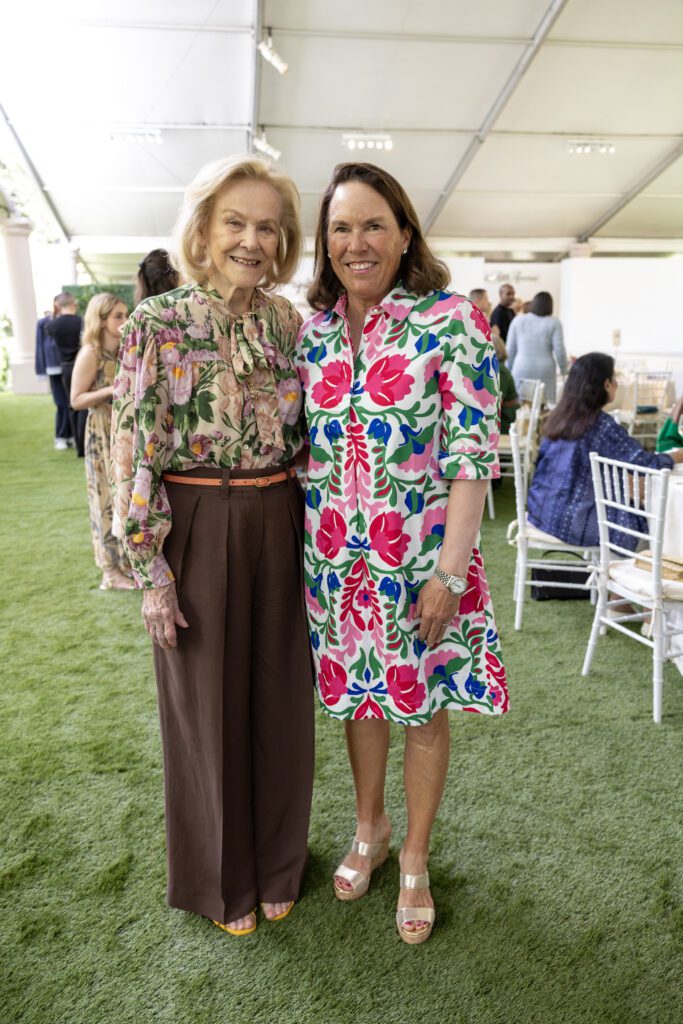 Anne Duncan, Leslie Duncan at the Bayou Bend fashion show  luncheon (Photo by Jenny Antill)