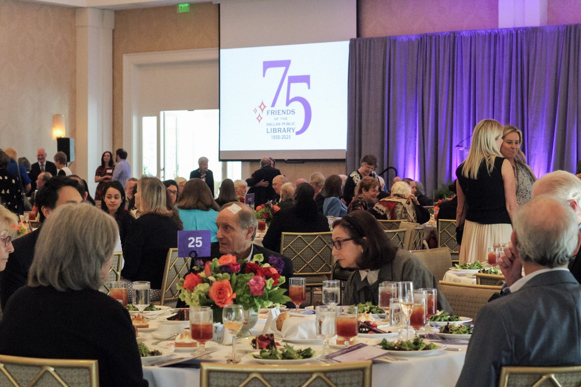 Banquet Room 1 – Literary Lions Luncheon 2025 – Friends of the Dallas Public Library