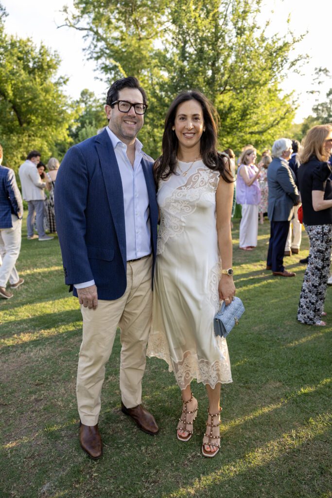 Brad & Monica Radoff at Memorial Park Conservancy's The Park Ball held in the Clay Family Eastern Glades (Photo by Jenny Antill)