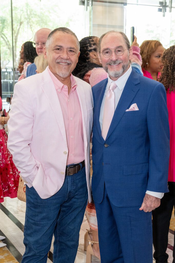 Bruce Padilla, Stuart Zarrow at the Tickled Pink Luncheon (Photo by Jacob Power)
