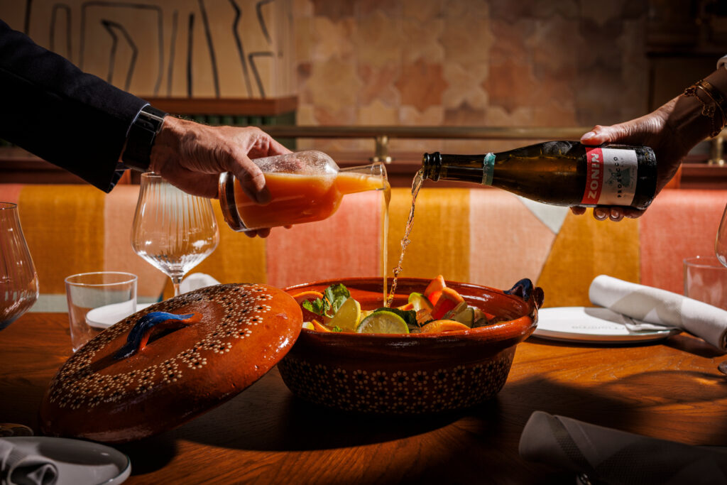 Maroma's beverage program includes some fun options like the shareable Cazuela. (Photo by Samantha Marie Photography)