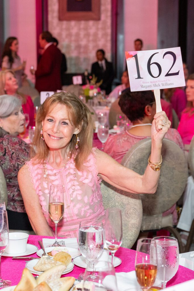 Cheryl Byington at the Tickled Pink Luncheon (Photo by Daniel Ortiz)
