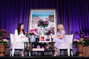 Chick Lit Luncheon speaker Lauren Graham and Fox4 Good Day anchor Paige Ellenberger (Photo by Tamytha Cameron, Celeste Cass, Nate Rehlander and Kelly Alexander)