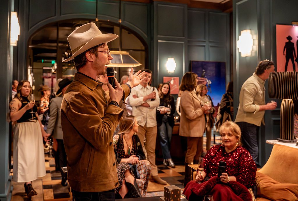 Every few months, The Gallery at Bowie House invites represented artists to discuss their work and process with guests. (Courtesy)