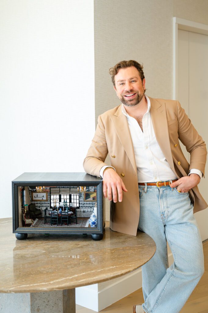 Javier Burkle served as the Design Chair for Dec My Room's Room To Grow Luncheon 2026. (Photo by Caroline Guinn Photography)