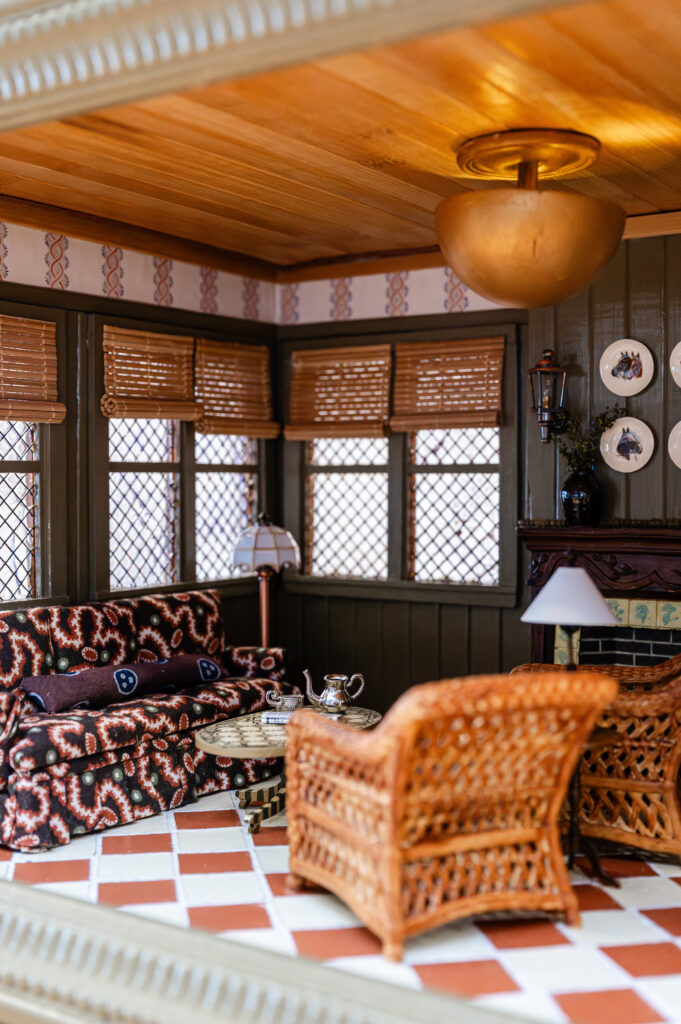 "The Garden Room" by Fonde Interiors draws inspiration from the potting rooms and conservatories of English country houses. (Photo by Caroline Guinn Photography)