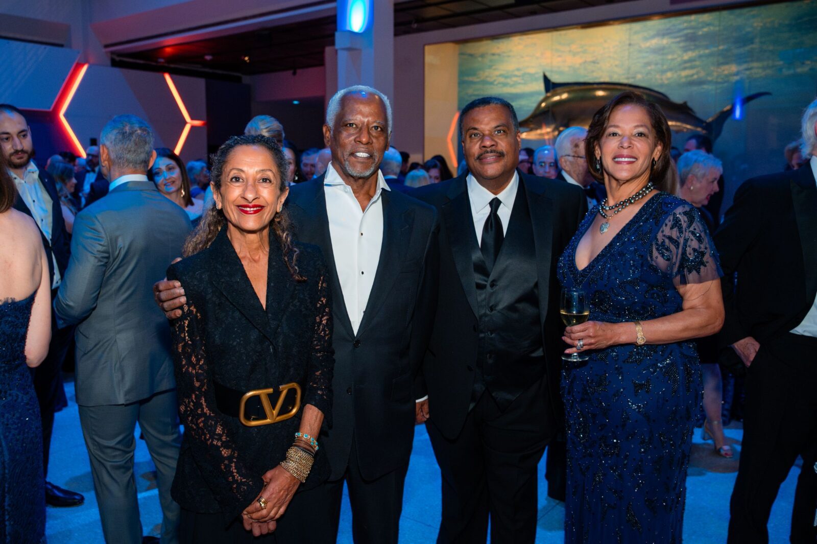 Dina Alsowayel & Tony Chase, Jerome & Saundria Gray at Texas Children's Duncan NRI 15th anniversary gala (Photo by Jenny Antill)