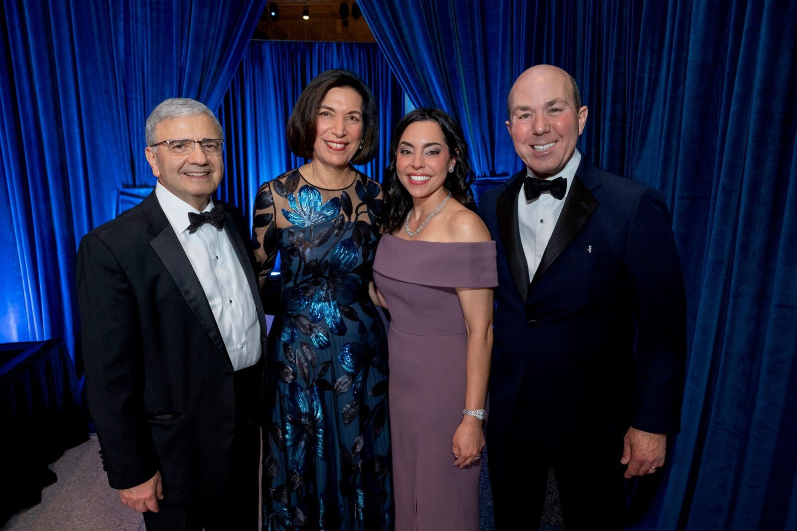 Drs. William & Huda Zoghbi, Nicole & Evan Katz at Texas Children's Duncan NRI 15th anniversary gala (Photo by Jenny Antill)