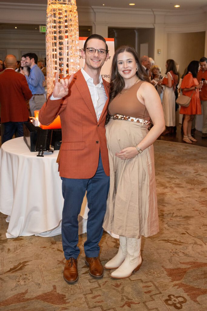 Dylan Riola & Ashlyn Hayes at the Texas Exes scholarship ball (Photo by Jacob Power)
