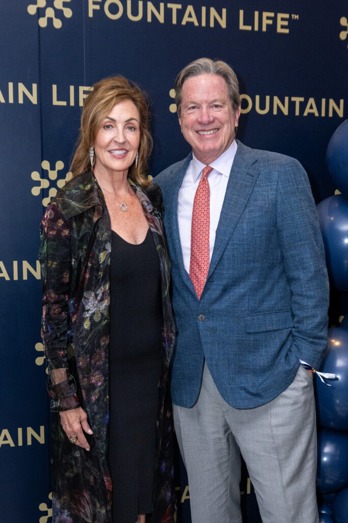 Elizabeth and Will Galtney at the Fountain Life opening in Houston's Park House (Photo by Jacob Power)