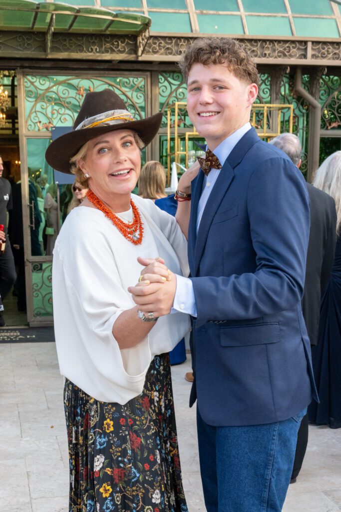 Eliza Kempner Quigley and her son, Kadin Quigley, at The Bryan Museum gala (Photo by Jacob Power)
