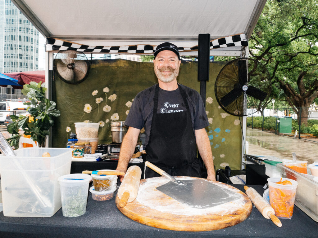 Event Elementz cooking during the Sulltrain VIPit Experience at the Houston Art Car Parade  (Photo by Jonathan Burgos)