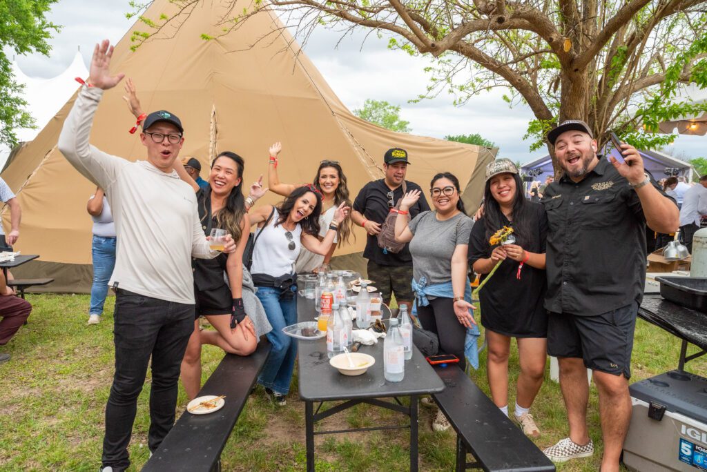 Festivalgoers enjoyed the recent food and wine festival in Fort Worth. (Photo by Nancy Farrar)