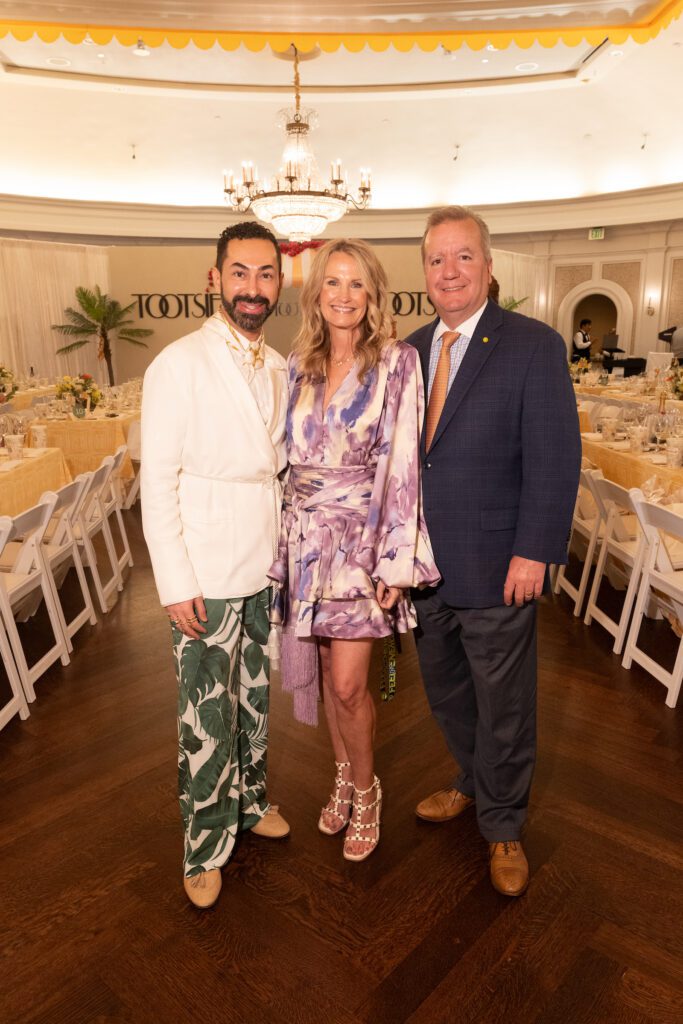 Fady Armanious, Cindy & Joe Bendy at the River Oaks tennis tournament luncheon (Photo by Alida Bonifaz)