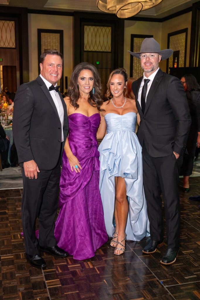 Frank Edgerly, Joanna Marks, Kat & Ryan Pressly at the Make-A-Wish Wish Ball (Photo by Jacob Power)