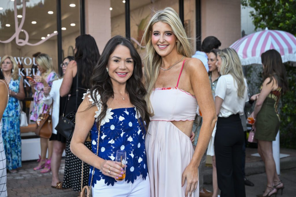 Gaby Valencia, Danielle Dubois at the Blushington River Oaks VIP preview party