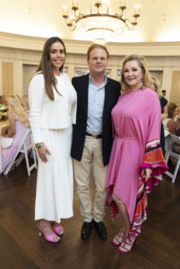 Gillian Sarofim, Adam Lippes, Whitney Crane photo by Alida Bonifaz