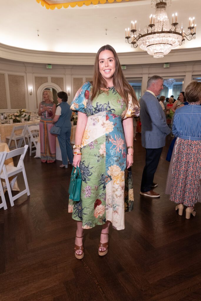 Gillian Sarofim on day two of the River Oaks tennis tournament luncheon (Photo by Daniel Ortiz)