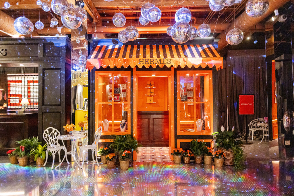 The custom-built Hermes boutique (Photo by Anastasiia Photography)