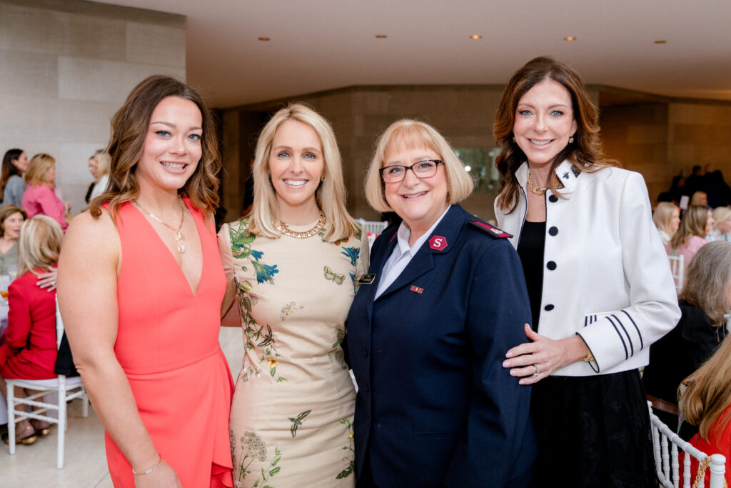 Haley Anderson, Meredith Land, Major Carolynn Webb, Charlotte Jones (Photo by The Salvation Army of North Texas)