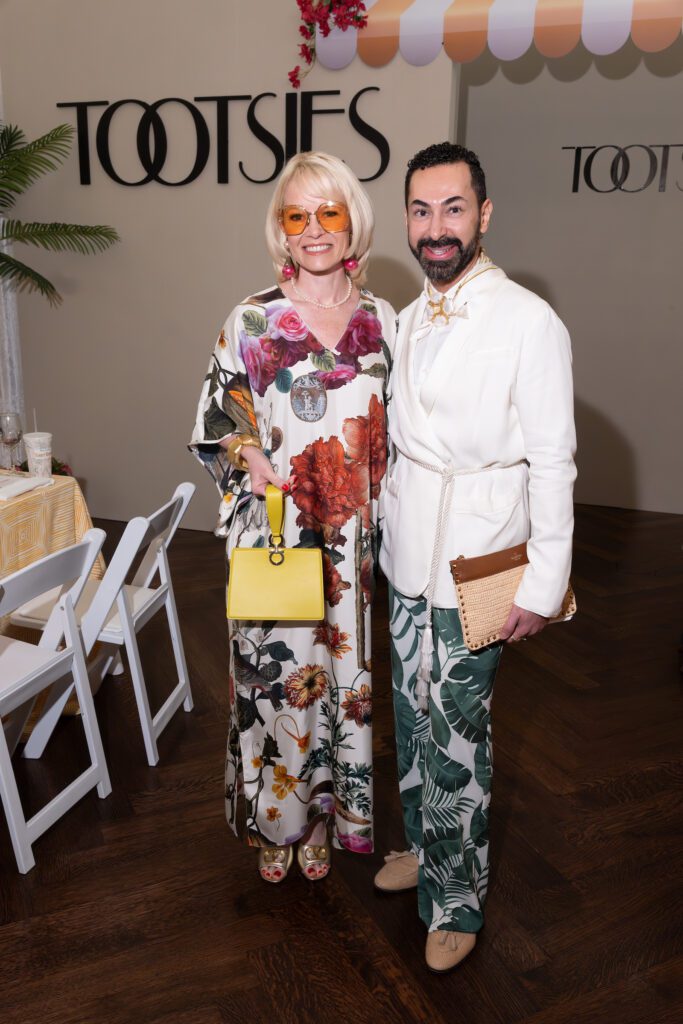 Hiliary Holmes Archer wearing Libertine, Fady Armanious at the River Oaks tennis tournament luncheon (Photo by Daniel Ortiz)