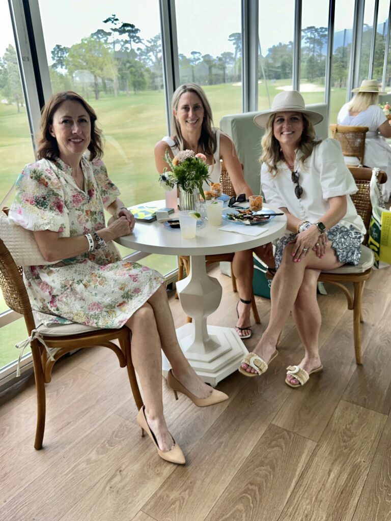 Ladies lunching at Club Tenenbaum, the new hospitality venue at the US Men's Clay Court Championship (Photo by Shelby Hodge)