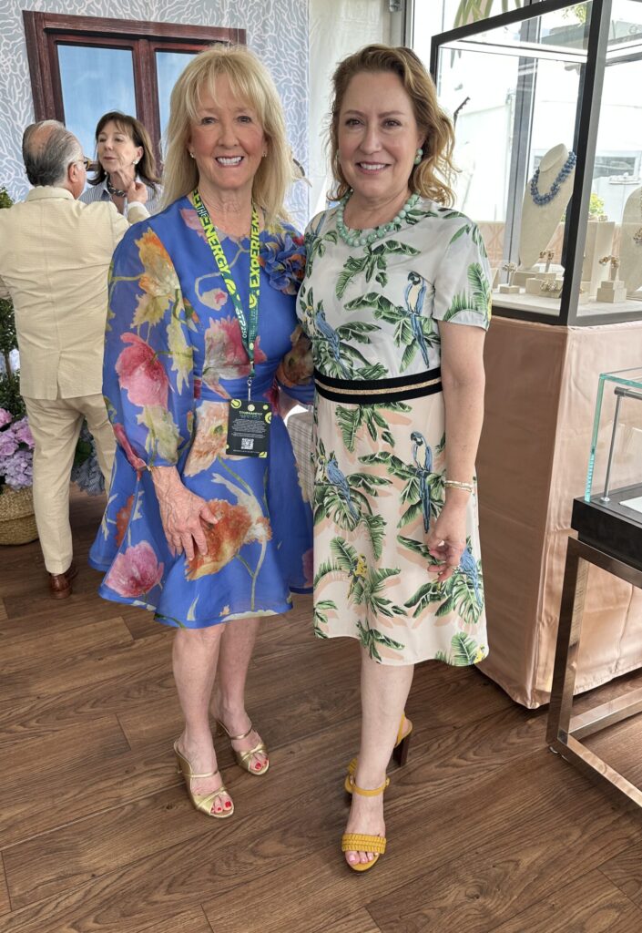 Mary Eads, Kari Dagley at the Tenenbaum Jewelers pop-up at River Oaks Country Club (Photo by Shelby Hodge)