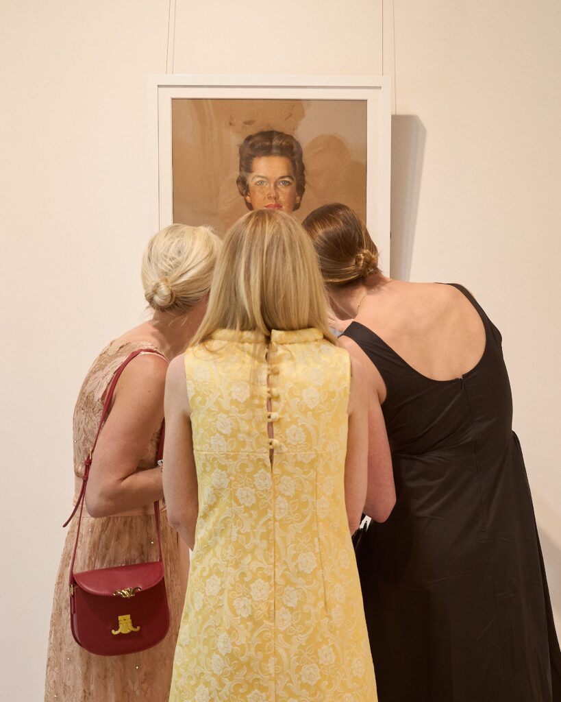 Framebridge and PaperCity presented "The Lost Ladies of 1961," an exhibition of found portraits of extraordinary women.  (Photo by Heather Halbert)