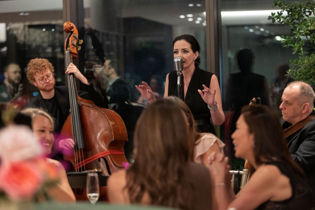 A lively jazz band filled 1 Riva Row with music during the Texas Children’s Hospital Ambassadors event. (Photo by Jenny Antill)