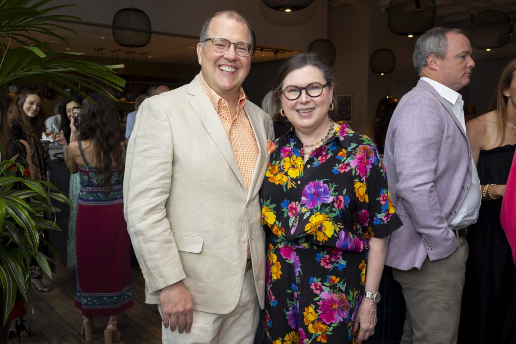 Jim Jordan & Shawn Stephens at Navy Blue for Houston Ballet's 'Raising the Bar' dinner

 (Photo by Annie Mulligan)