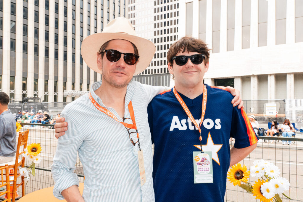 Judd Swanson, Hohlt Pecore during the Sulltrain VIPit Experience at the Houston Art Car Parade  (Photo by Jonathan Burgos)