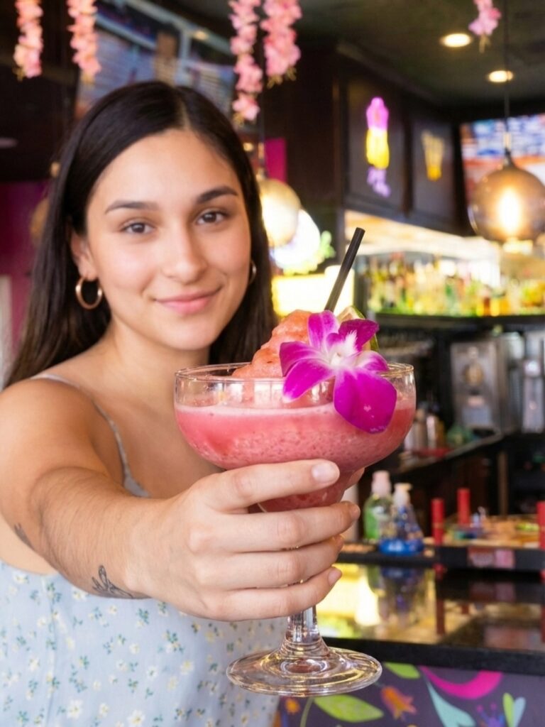 What better way to wash down a delicious taco than with one of Julio's Ice Cream Ritas? (Photo courtesy of Julio's)  