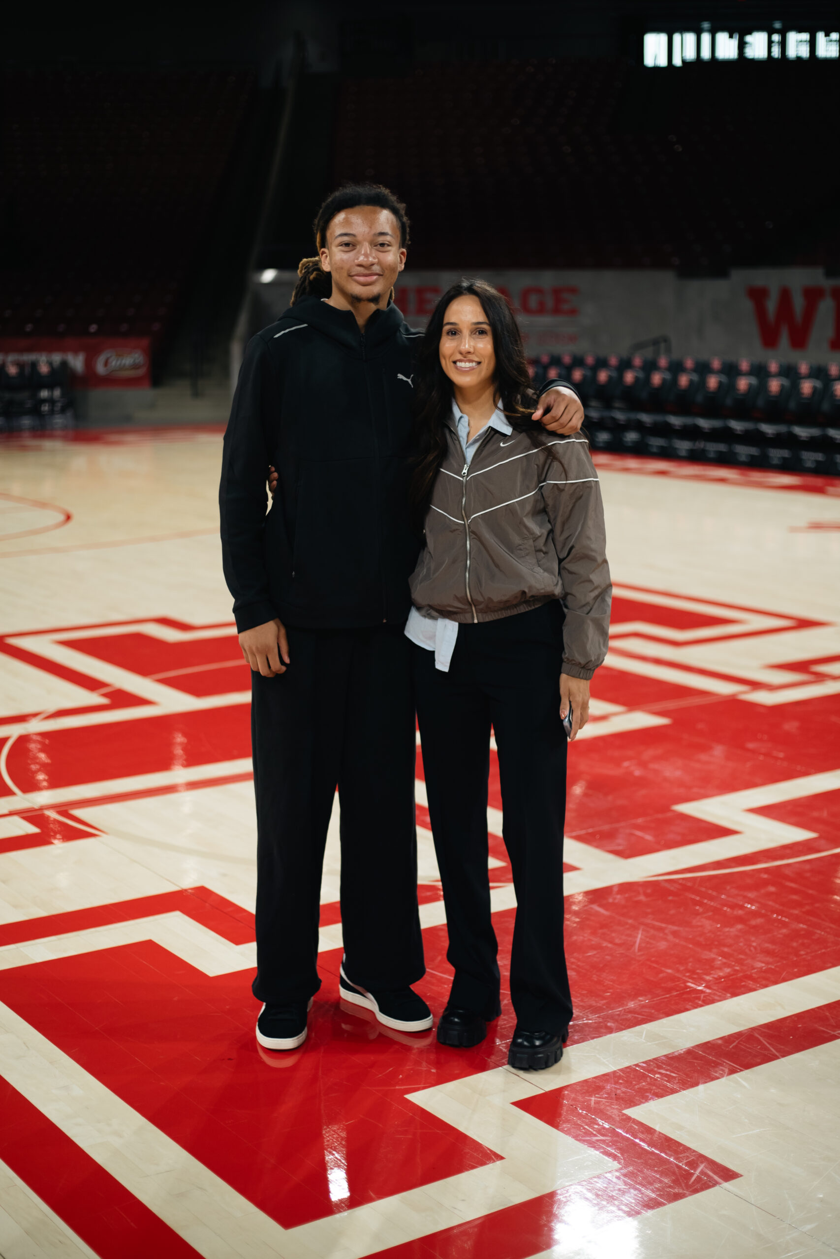 Kingston Flemings and his agent Erika Ruiz are getting ready for the NBA Draft. (Photo by Jordan Hardy)