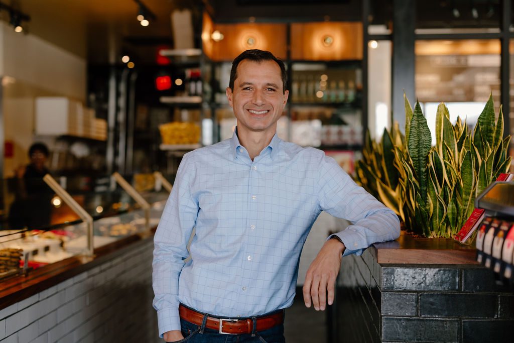 Kevin Malhame, co-founder with his brother, Darren, of Brassica, an Ohio fast-casual concept that features Eastern Mediterranean fare.  (Photo courtesy of Brassica) (Photo by Photos courtesy of Brassica)