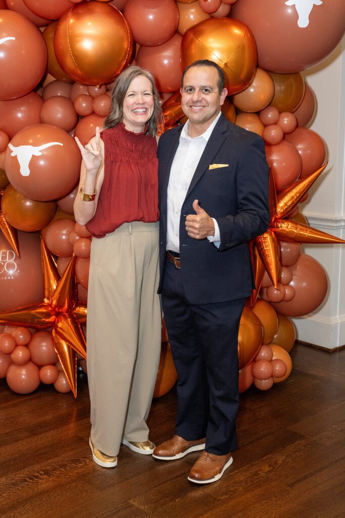 Kim & Scott Torres at the Texas Exes scholarship ball (Photo by Jacob Power)