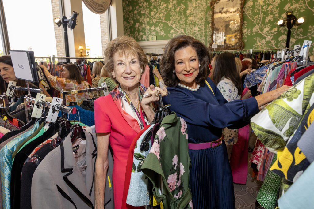 Laura McWilliams, Betty Hrncir at the Salvation Army Auxiliary Reflections on Style luncheon