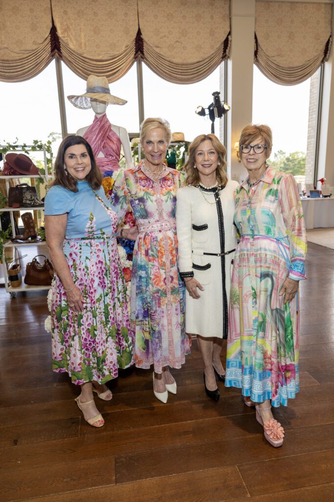 Lesha Elsenbrook, Pamela Sengelmann, Dodie Willingham, Maggie Austin at the Salvation Army Auxiliary Reflections on Style luncheon