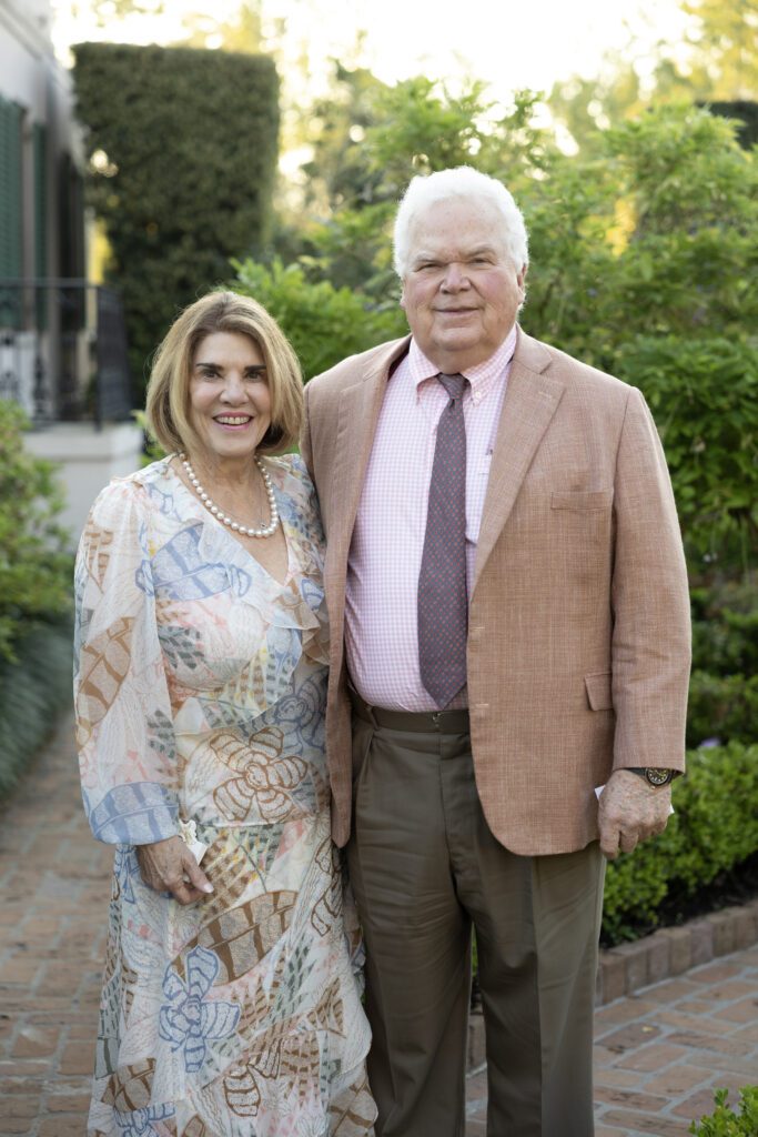 Lynne & Joe Hudson at the Bayou Bend Garden Party (Photo by Wilson Parish)