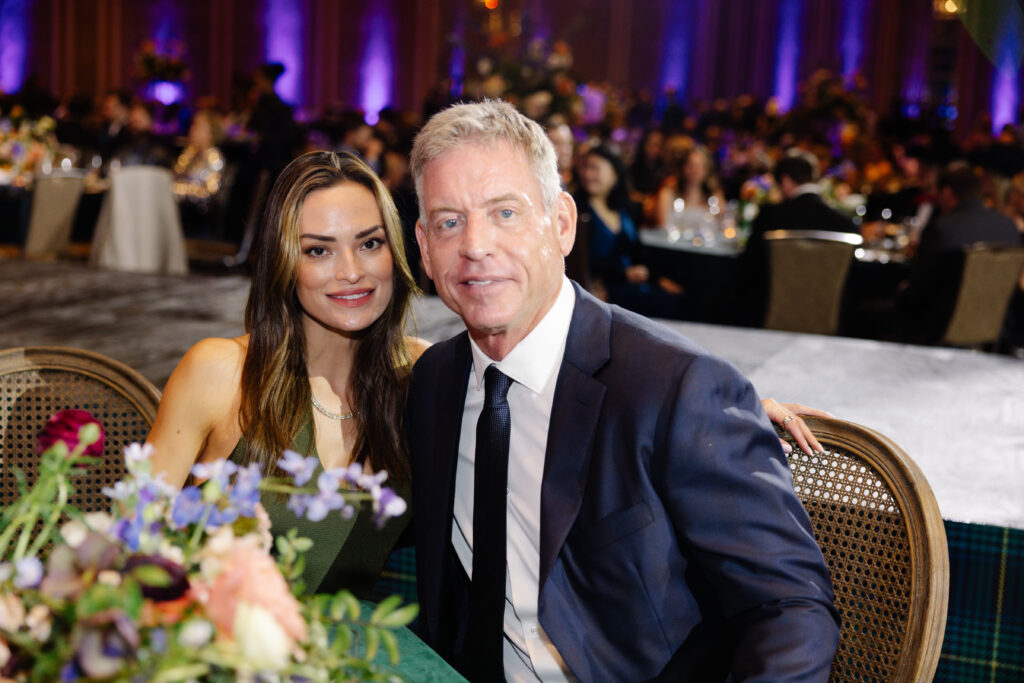 Marissa Howard, Troy Aikman (Photo by Lori Wilson Photography)