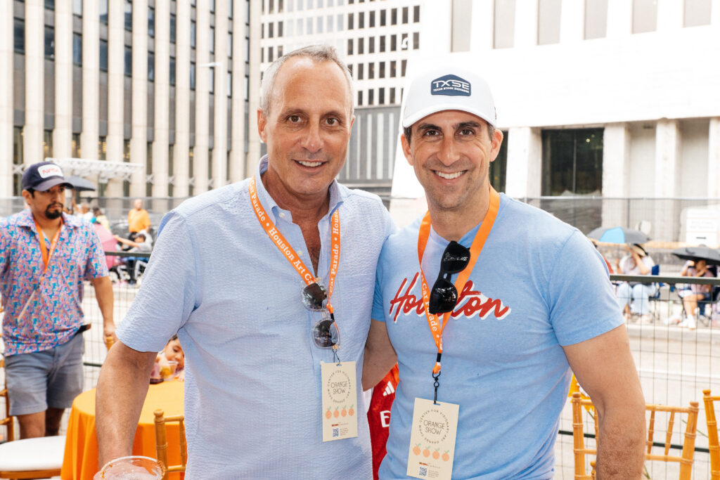  Mark Sullivan, Jay Zeidman during the Sulltrain VIPit Experience at the Houston Art Car Parade (Photo by Jonathan Burgos)