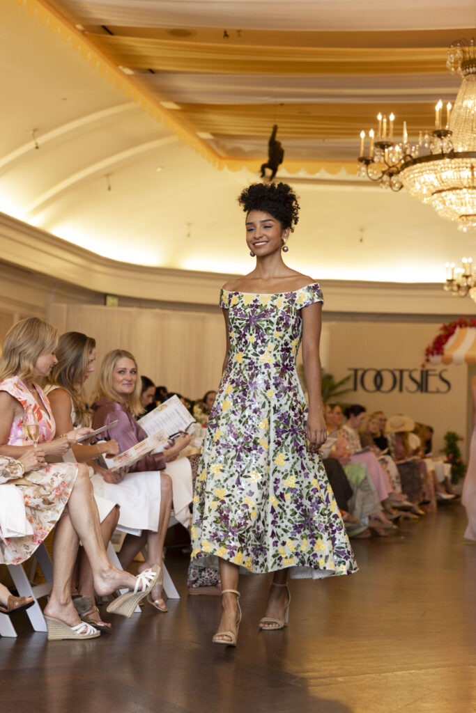 A Verdavainne frock shown at the River Oaks tennis tournament luncheon (Photo by Daniel Ortiz)